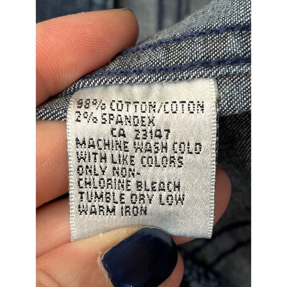 Talbots stretch denim button front jacket, size 20 - Picture 3 of 8